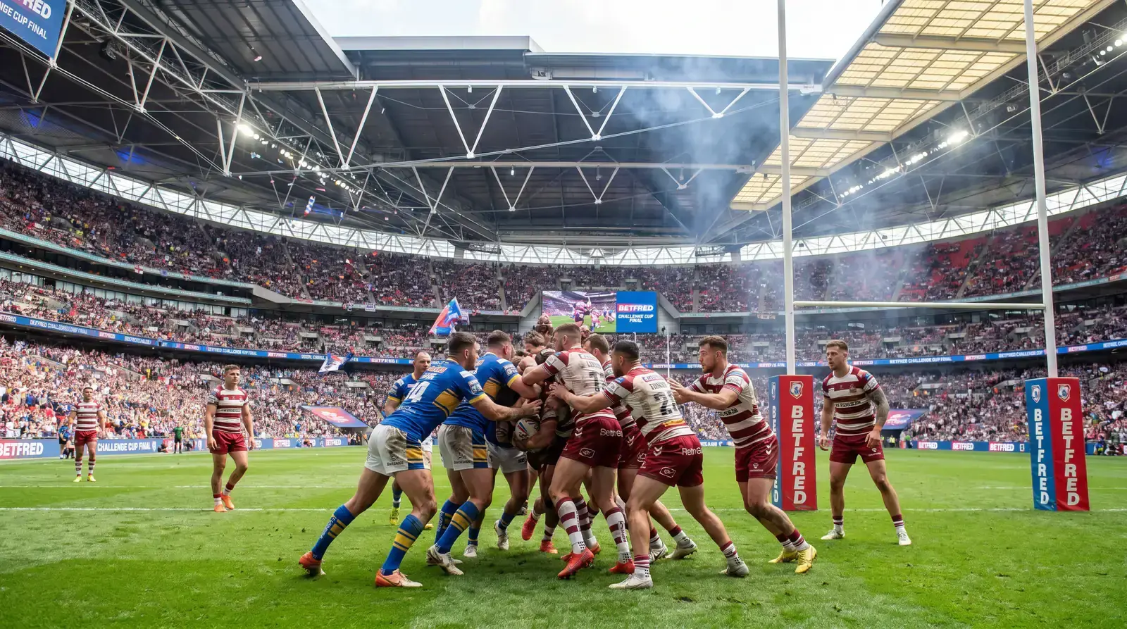 Challenge Cup final showpiece at a major rugby league stadium