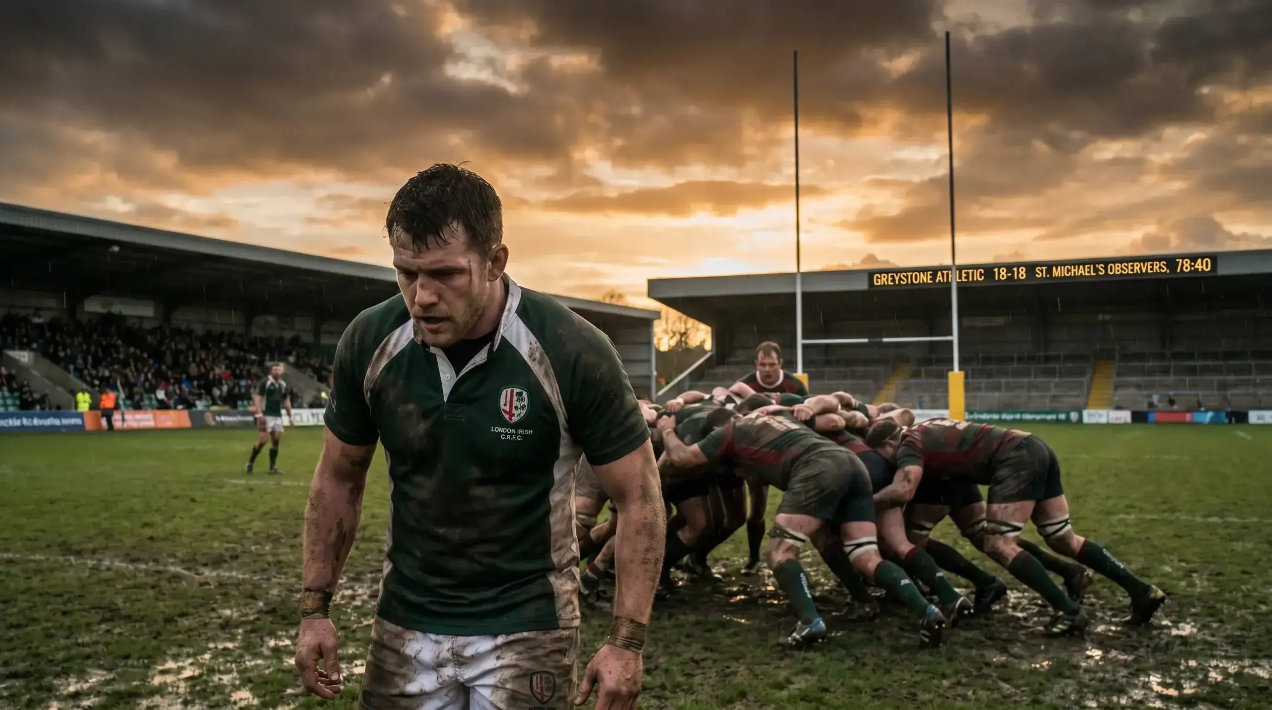 Tense, evenly matched rugby union contest where the draw becomes a live outcome