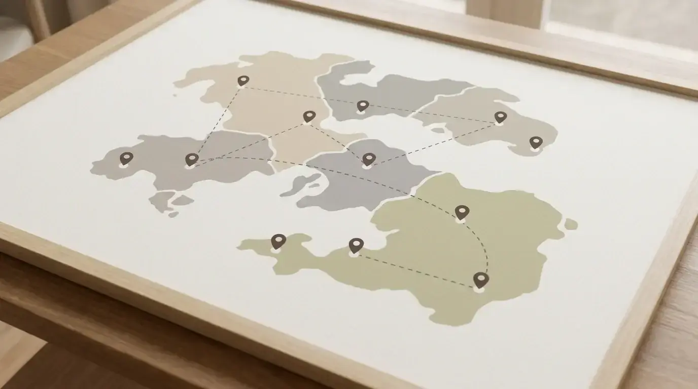 Map-style graphic showing the cross-border spread of United Rugby Championship clubs