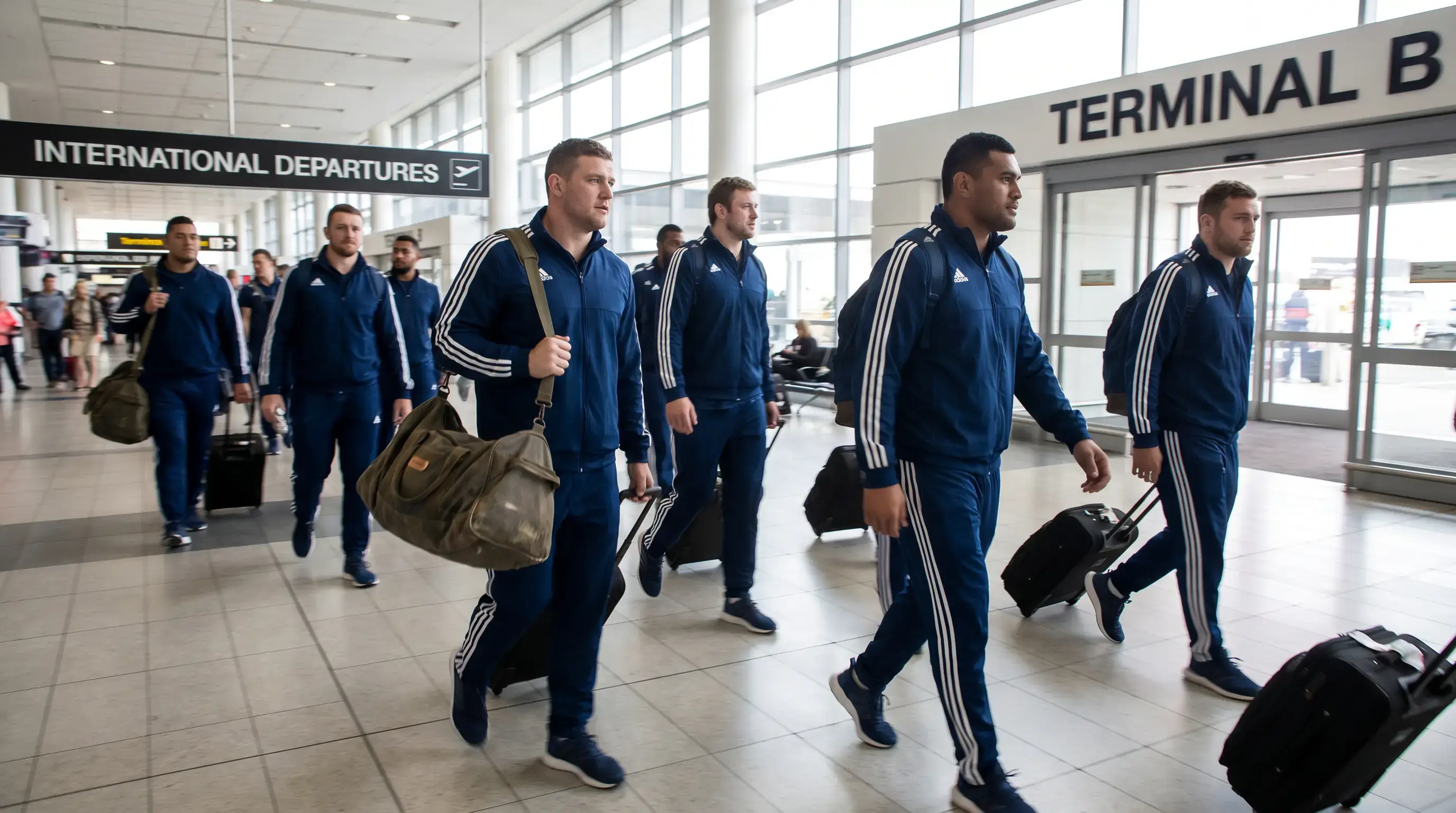 Rugby squad travelling long-haul for a cross-border URC fixture